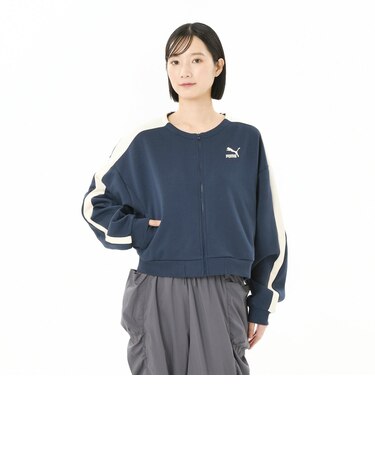 628131 W T7 MX TRACK JACKET 14CLUB NAVY 683991-0002