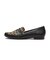 JE-2125　COIN LOAFERS　BLACK/LEO　685615-0002