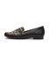 JE-2125　COIN LOAFERS　BLACK/LEO　685615-0002