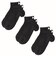1386312　U UA TC 3pk Low Cut　001BLK/BLK/WHT　684405-0001
