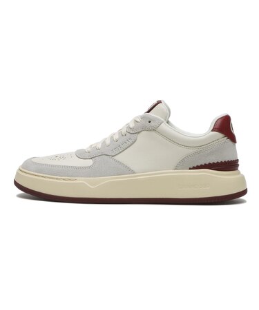 C38835 GRANDPRO CROSSOVER SNEAKER IVORY/CABERNET 687297-0001