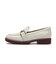 W30775　W GIANA BUCKLE LOAFERS　IVORY LTR　687320-0001