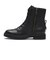W26376　W GREENWICH LACE UP BOOTIE　BLACK LTR WP　687325-0001