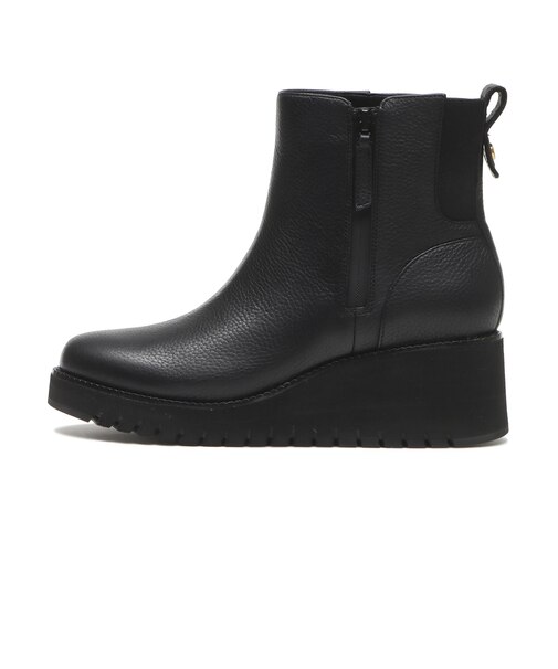 W28705 W ZG CITY WDG SIDE ZIP BOOT WP BLACK/BLACK WP 687329-0001