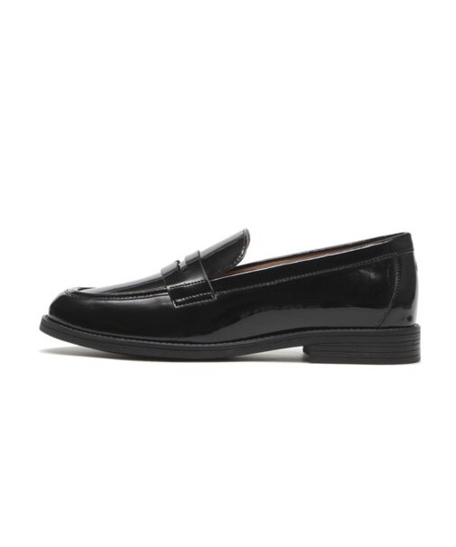 W31768 W HAVERHILL PENNY LOAFERS *BLACK PATENT 687340-0001