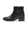 W31762　W THAYER BUCKLE ANKLE BOOTS　*BLACK LTR　687341-0001