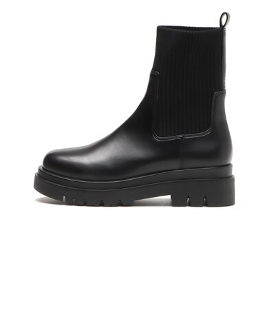 W3046　TRACK KNIT COMBI 5.5　BLACK　681384-0001