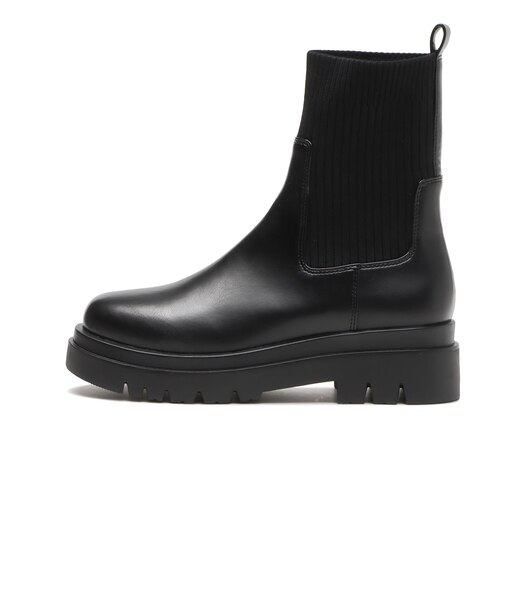 W3046　TRACK KNIT COMBI 5.5　BLACK　681384-0001