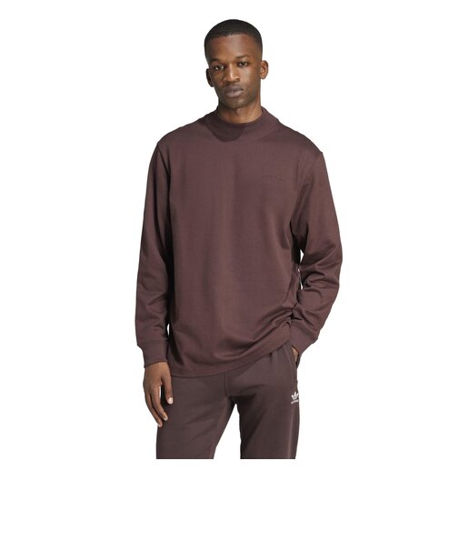 IW3258 M LS MOCK NECK SHADOWBROWN 682585-0001