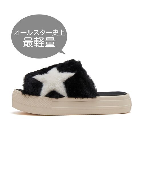 31312871　AS LIGHT PLTS BOA SANDAL　BLACK/OFF WHITE　683460-0001