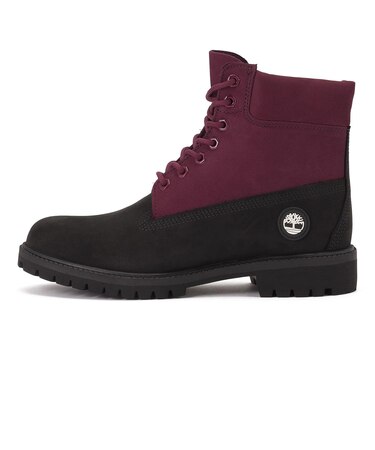 A2P6W-EJE 6 IN PREMIUM BOOT 2TN BLK NBCK BRGNDY 684156-0001