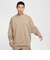 HJ1820　M CLUB FT OVERSIZED CREW　247KHAKI/WHT　688553-0002