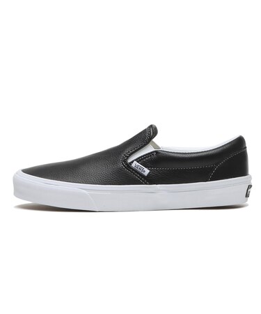 VN000CT5BPB CLASSIC SLIP-ON LEATHER BLK/WHT 684570-0001