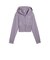 629099　W DT GYM2K CROPPED FZ HOODIE　30PALE PLUM　686455-0001