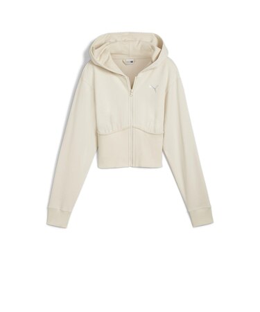 629099　W DT GYM2K CROPPED FZ HOODIE　87ALPINE SNOW　686455-0003