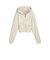 629099　W DT GYM2K CROPPED FZ HOODIE　87ALPINE SNOW　686455-0003