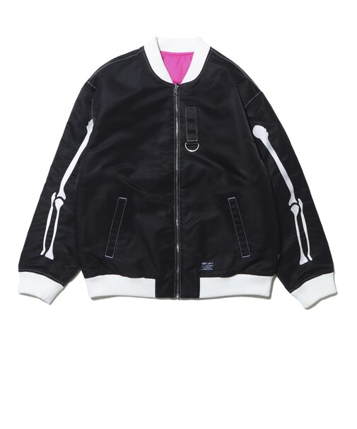 VN000KQ6BLK 3D EMB PADDED BOMBER BLACK 688281-0001