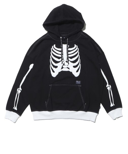 VN000KQ7BLK　SKELETON GFX HOODIE　BLACK　688286-0001