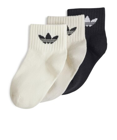 JJ1992　K ANKLE SOCK 3P　BLK/CREM/ALUM　689958-0001