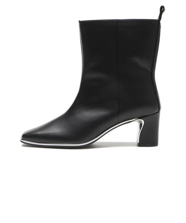 JE-6030　WIDE SHORT BOOTS6　BLACK　689437-0001