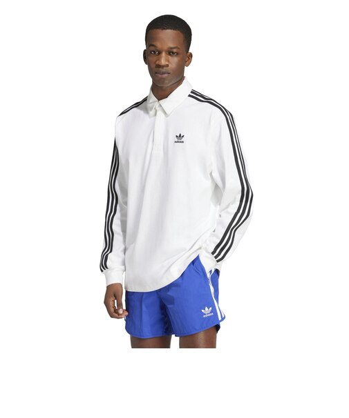 IZ2459　U RUGBY POLO LS　WHITE　689877-0001