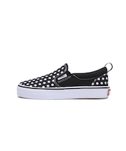V98PS DOT　17-22(H) SLIP ON　BLK/WHT DOT　686825-0001