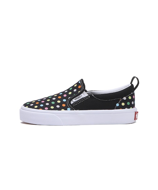 V98PS DOT　17-22(H) SLIP ON　BLK/MLT DOT　686825-0002