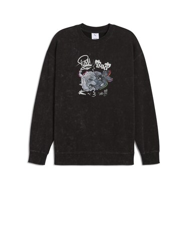 630100　M TMNT RELAXED GRAPHIC CR　01BK　693245-0001