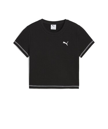 631908 W DARE TO TEXTURED BABY TEE 01BK 693258-0001
