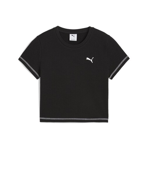 631908 W DARE TO TEXTURED BABY TEE 01BK 693258-0001