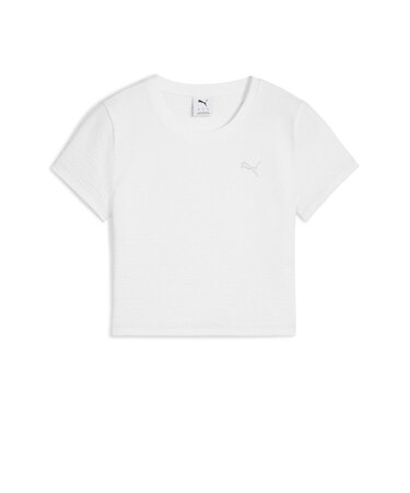 631908 W DARE TO TEXTURED BABY TEE 02WH 693258-0002