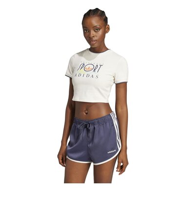 JC7763 W GRAPHIC BABY TEE CLOUDWHITE 689977-0001