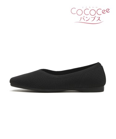 W5054　SQUARE KNIT　BLACK　688410-0001