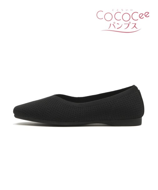 W5054　SQUARE KNIT　BLACK　688410-0001