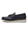 C40715　OG MERIDIAN TASSEL LOAFERS　*NAVY/IVORY　696247-0001