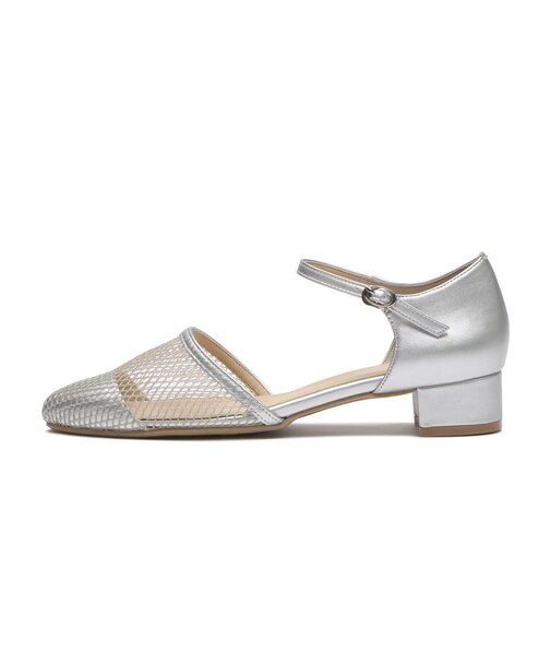 JE-3201　MESH SANDALS3　SILVER　694468-0002