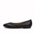 W31945　W GEORGIE BALLET FLATS　BLACK LTR　696262-0001