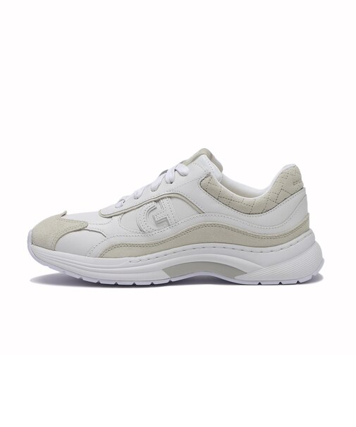 W33377 W GRANDPRO ELEEANA RUNNERS WHITE LTR/SILVE 696270-0001