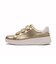 W32407　W GP TOPSPIN TRIPLE STRAP SNKR　SOFT GOLD TALCA　696274-0001