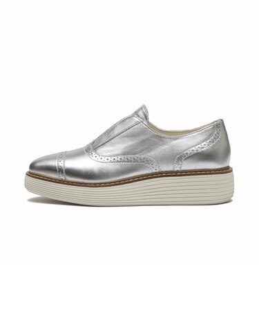 W32193 W OG PLATFORM LACELESS OXFORDS SILVER TALCA 696279-0001