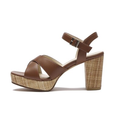 JE80247　CROSS SANDAL 8　CAMEL　692588-0001