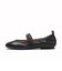 W33348　W GRACLYN MARYJANE BALLET FLAT　BLACK LEATHER　696265-0001