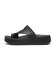 210834-001　GETAWAY PLATFORM TOE LOOP W　BLACK　690769-0001
