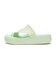 210834-3YH　GETAWAY PLATFORM TOE LOOP W　JADE TINT　690770-0001