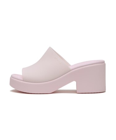 210981-6ZW　BROOKLYN FROSTED SLIDE HEEL W　PINK MILK　690775-0001