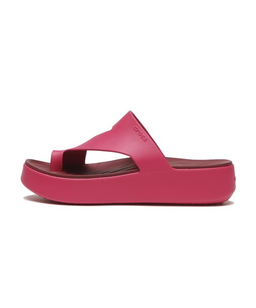 210834-6ZQ　GETAWAY PLATFORM TOE LOOP W　DRAGON FRUIT　690771-0001