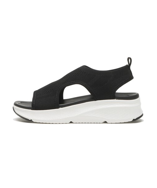 W2059　KNIT SANDAL　BLACK　688110-0001
