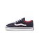 V3854K M.CHK　17-22(H) SCLIPT　NAVY/RED　689105-0002