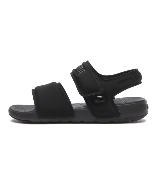 403872　SOFTRIDE SANDAL PURE MU　*01BLACK　690267-0001