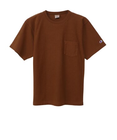 C3-B305 M RW SHORT SLEEVE POCKET T BROWN 693445-0003